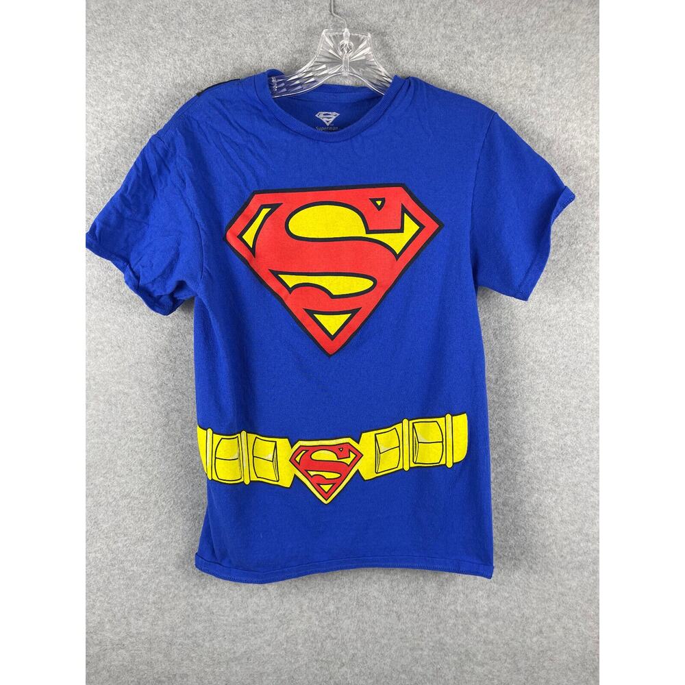 DC Comics‎ Superman Can T Shirt Men's Size S Blue